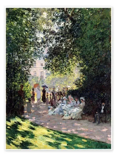 El parque Monceau de Claude Monet Master Collection
