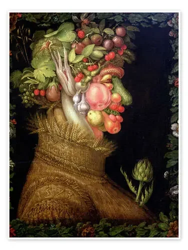 El verano, 1573 de Giuseppe Arcimboldo Bridgeman Images
