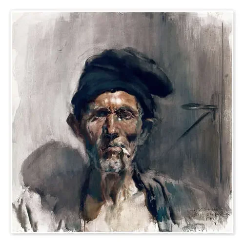 El viejo del cigarrillo de Joaquín Sorolla y Bastida akg-images