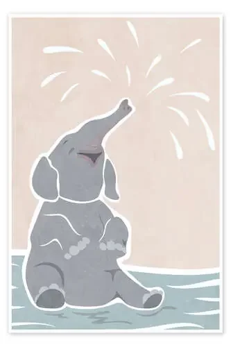 Elephant bathing de Sarah Manovski
