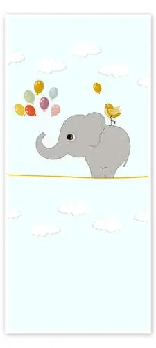 Elephant with balloons II de Kidz Collection Editors Choice