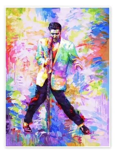 Elvis Presley Pop Art de Leon Devenice