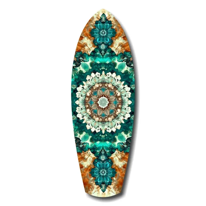Emerald Dreams Glass Wall Art – 12 » X 35 «