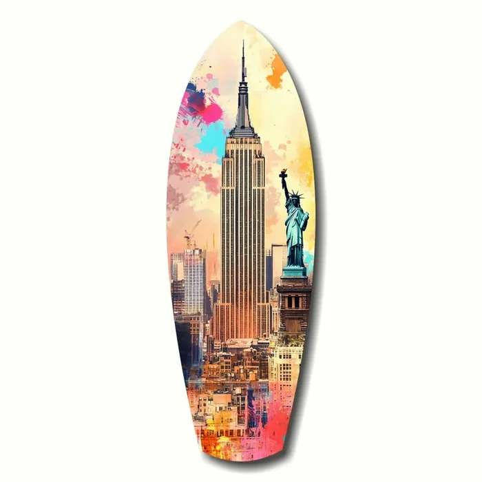 Empire City Glass Wall Art – 12 » X 35 «