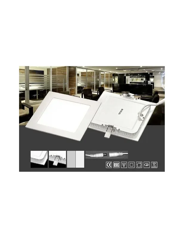 Empotrable Cuadrado Led 60 cm