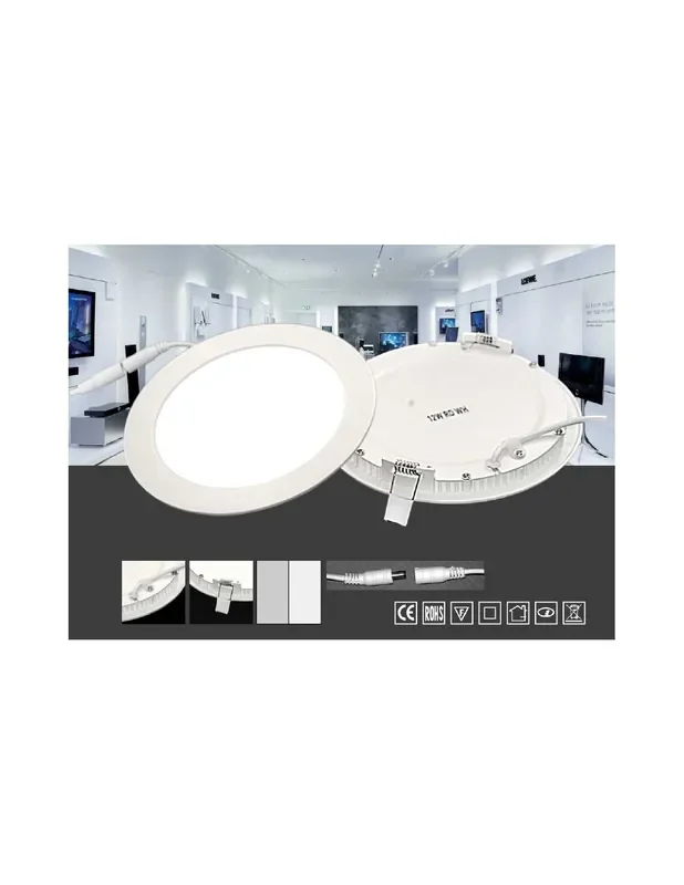 Empotrable Led 22,5 cm Blanco