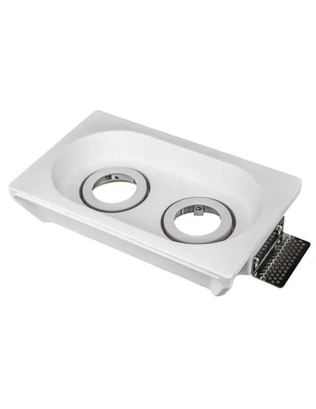 Empotrables Rectangular Para 2*GU10
