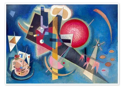 En azul de Wassily Kandinsky Master Collection