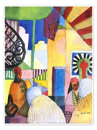 En el bazar de August Macke Master Collection