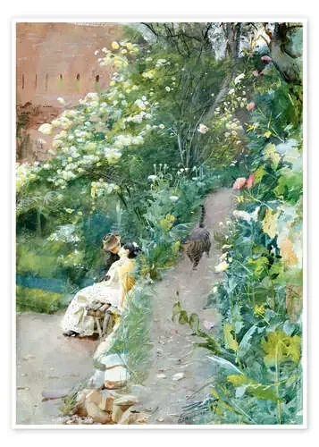 En el jardín de la Alhambra de Anders Leonard Zorn ARTOTHEK