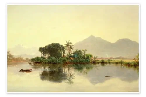 En el Orinoco, Venezuela, 1857. de Louis Remy Mignot Bridgeman Images