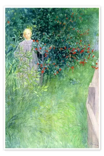 En el seto de espino de Carl Larsson Bridgeman Images