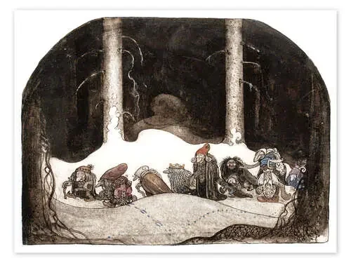 En la noche de Navidad de John Bauer Master Collection