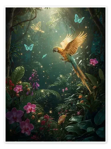 Enchanted Jungle Parrot de Nikita Abakumov