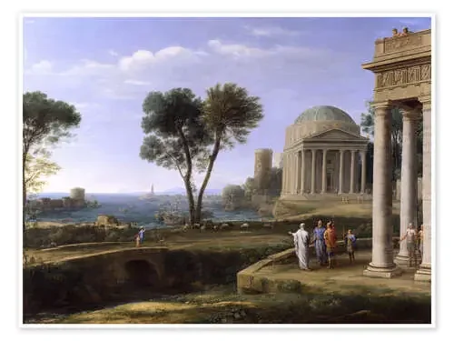 Eneas en Delos de Claude Lorrain Master Collection