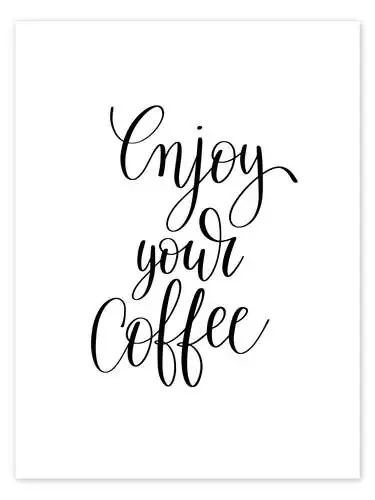 Enjoy Your Coffee de Typobox Editors Choice