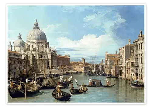Entrada al Canal Venecia de Bernardo Bellotto (Canaletto) Master Collection