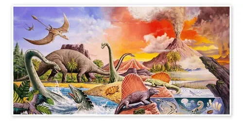 Erupción volcánica en tiempos prehistóricos. de Paul Simmons MGL Licensing
