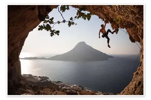 Escalador en la isla Kalymnos, Grecia Editors Choice