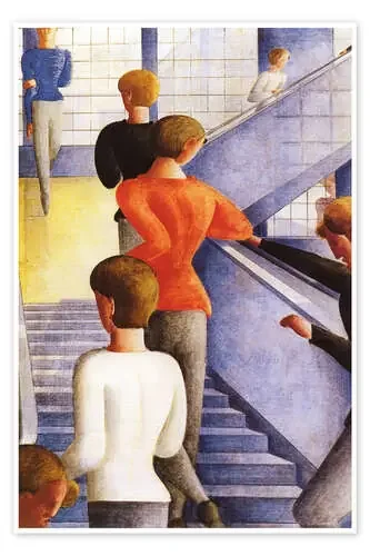 Escalera de estilo Bauhaus de Oskar Schlemmer Master Collection