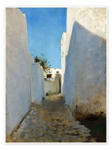 Escena de la calle marroquí de John Singer Sargent Bridgeman Images