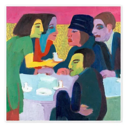 Escena en el cafe de Ernst Ludwig Kirchner ARTOTHEK