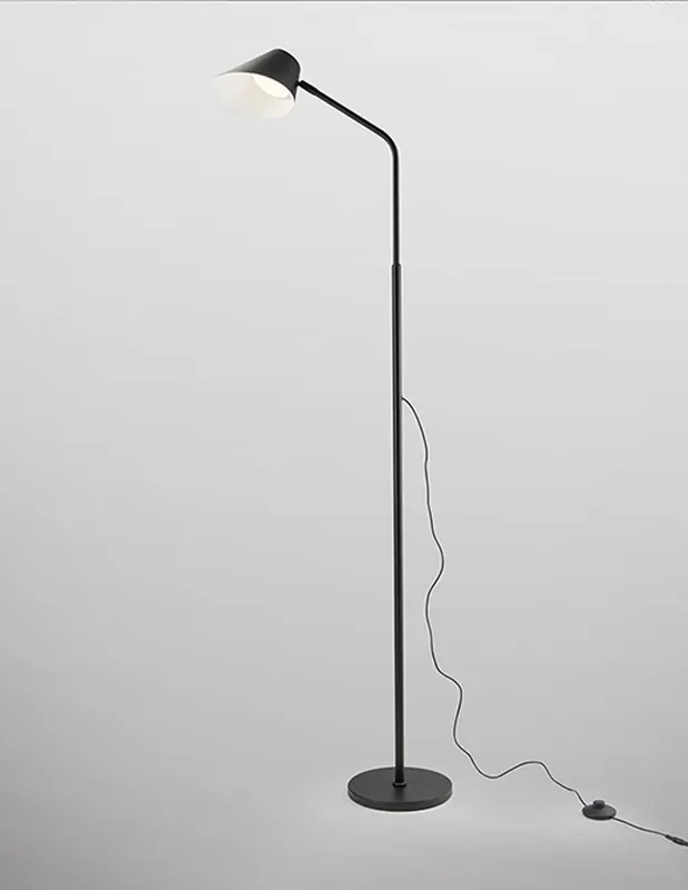 Esino, Lámpara de Pie 1 Luz Negro Schuller