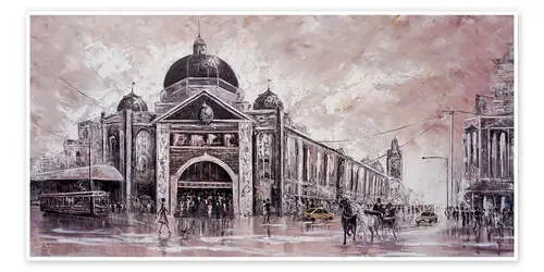 Estación Flinders, Modern Melbourne Vibes IV de Isabella Karolewicz