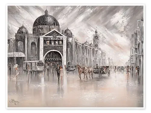 Estación Flinders, Vintage Melbourne Vibes III de Isabella Karolewicz