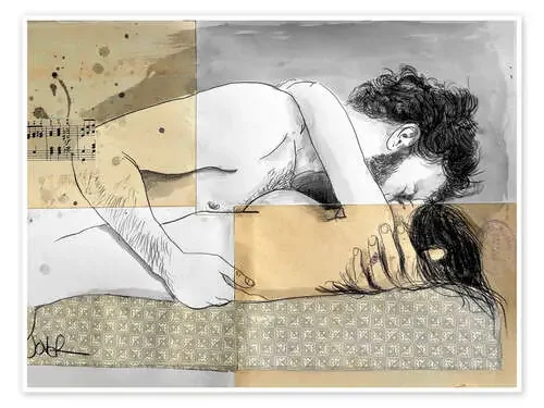 Estampado del amor de Loui Jover