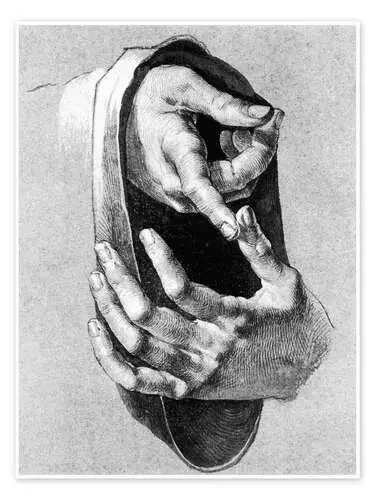 Estudio de la mano de Albrecht Dürer Master Collection