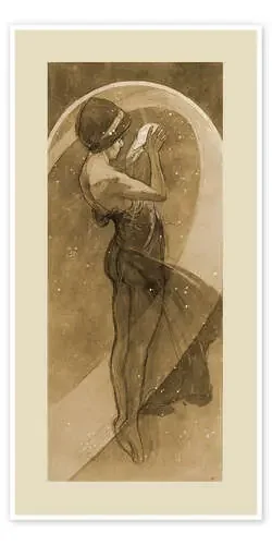Estudio de las estrellas de Alfons Mucha Master Collection