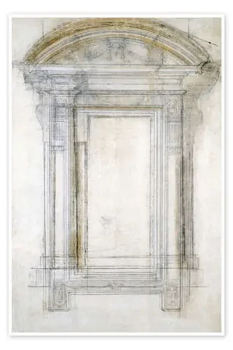 Estudio de una ventana de Michelangelo Bridgeman Images