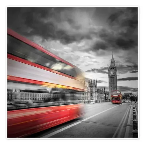 Evening dynamics on Westminster Bridge de Melanie Viola