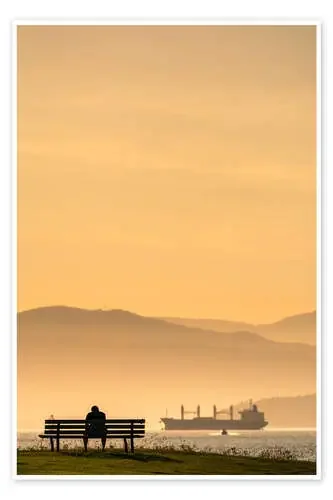 Evening mood in Vancouver de Andreas Kossmann