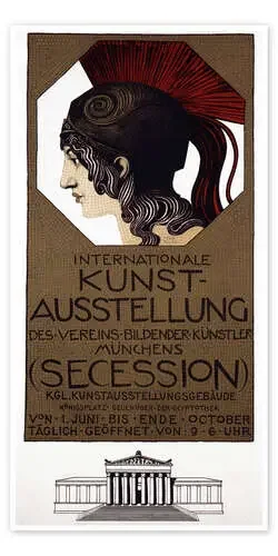 Exposición de arte de la secesión. de Franz von Stuck Master Collection