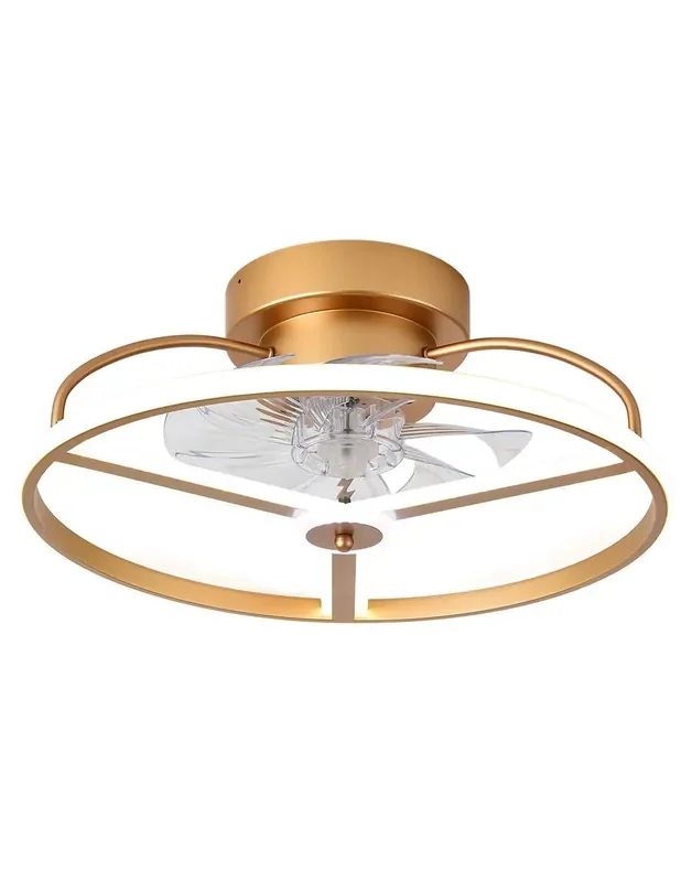 Fabrilamp Ventilador de Techo Dorado