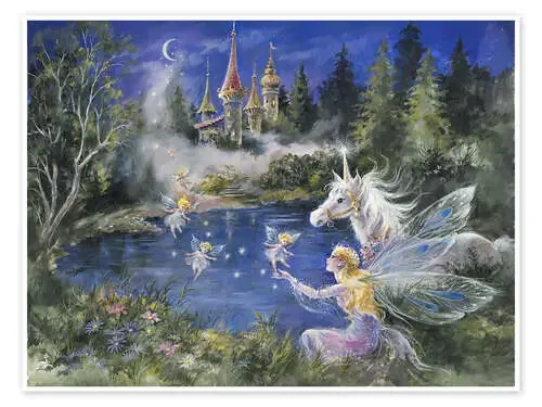 Fairies visit the Unicorn de Mimi Jobe MGL Licensing
