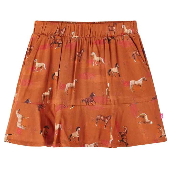 Falda infantil color coñac 128 (2)