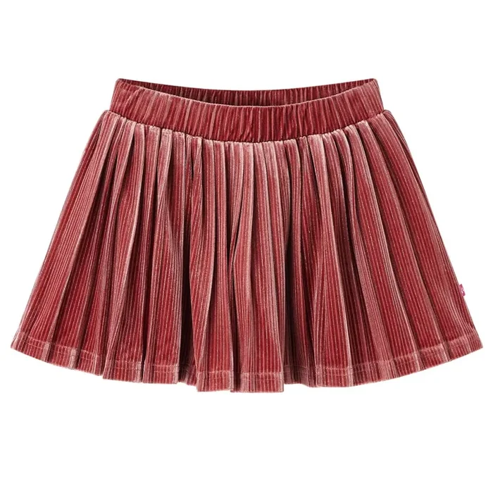Falda plisada infantil rosa 140
