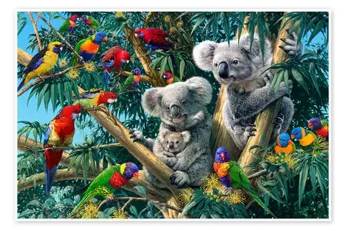 Familia koala de Steve Read MGL Licensing