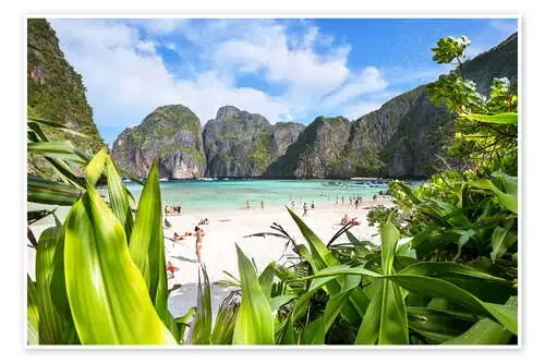 Famous Maya bay beach, Ko Phi Phi, Thailand de Matteo Colombo
