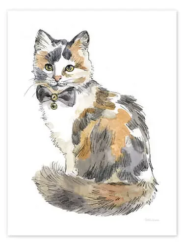 Fancy Cats II de Beth Grove Wild Apple Graphics