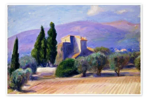 Farm House in Provence de William James Glackens Bridgeman Images