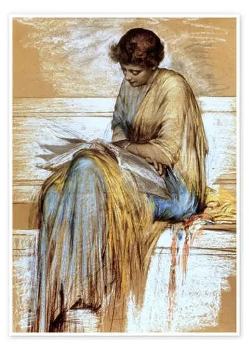 Female Figure Study de Albert Joseph Moore Bridgeman Images