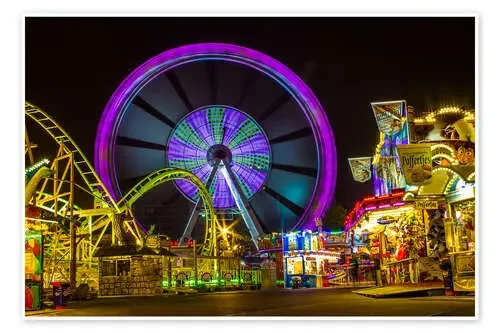 Ferris wheel at the Hamburg Cathedral funfair de Dennis Stracke