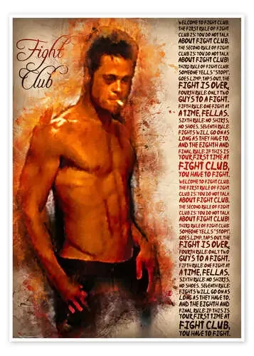 Fight Club – Minimal Movie Film Fanart Alternative de HDMI2K