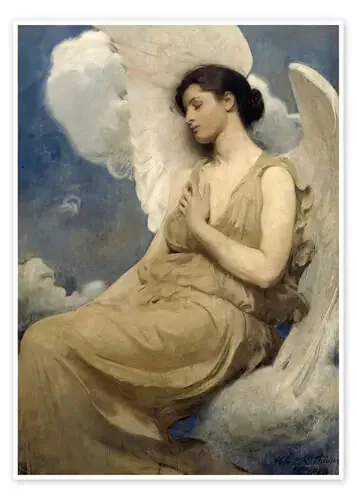 Figura alada de Abbott Handerson Thayer Bridgeman Images