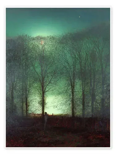 Figure in the Moonlight de John Atkinson Grimshaw Bridgeman Images