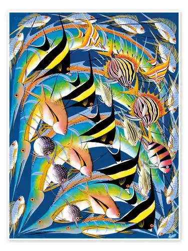 Fish World Africa de Zuberi Tanzania Art & Licensing